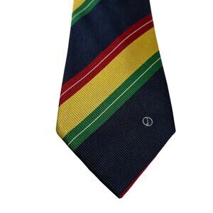 Dunhill 100% Silk Tie Luxury Classic Suit Formal Heritage Prinde Stripe